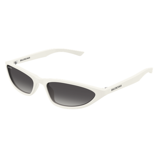 Sunglasses Balenciaga Woman BB0402S006-WHITE-WHITE-GREY59 - BB0402S006-WHITE-WHITE-GREY59